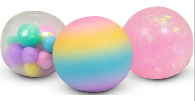 Tobar Unicorn 3 pack Diddy Squish Balls