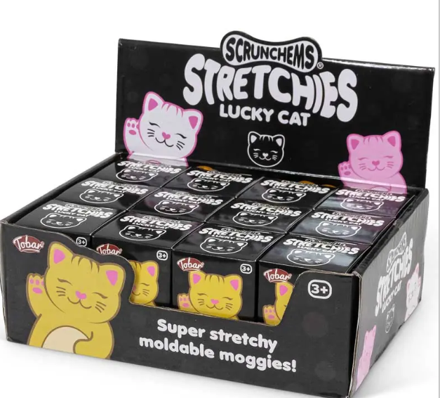 Scrunchems Stretchies Lucky Cat