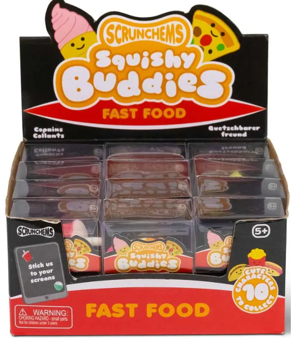 Scrunchems Squishy Buddies - Fast Food