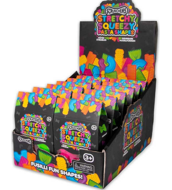 Scrunchems Stretchy Squeezy Pasta Shapes