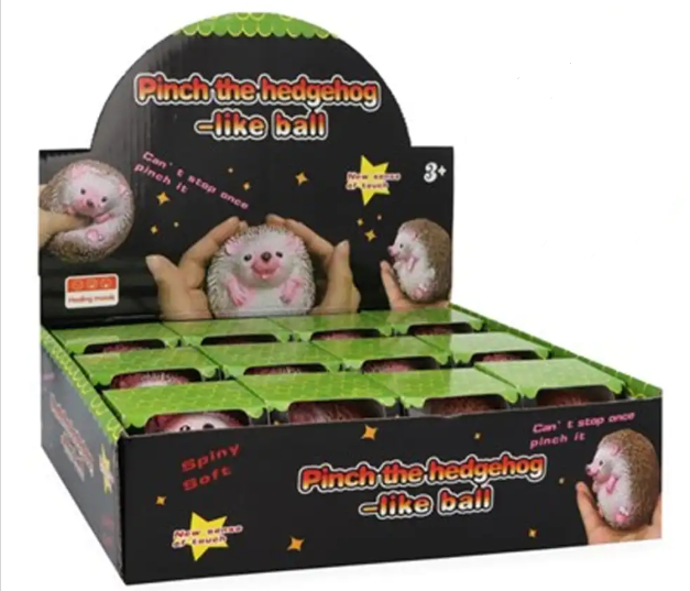 Hedgehog Squeeze Toy, 7cm
