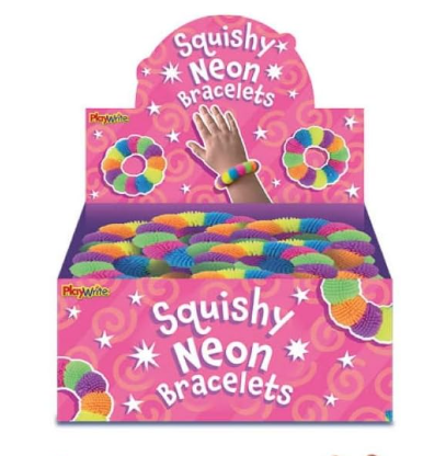 Squishy Neon Bracelet, 6cm