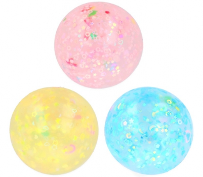 Squeeze Confetti Ball, 6cm
