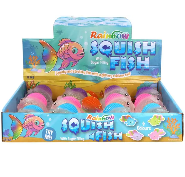 Rainbow Fish Sugar Filled Squish